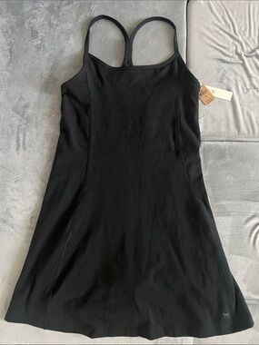 Victoria's Secret PINK Black Racerback Tank Dress- NWT